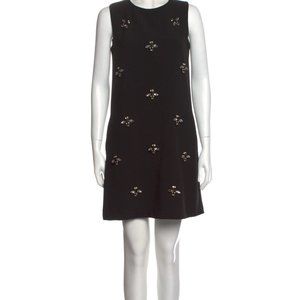 Nicole Miller Rhinestone Bee Shift Dress - Never Worn